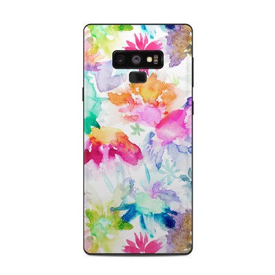 Samsung Galaxy Note 9 Skin - Watercolor Spring Memories
