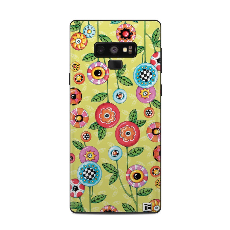 Samsung Galaxy Note 9 Skin - Button Flowers (Image 1)