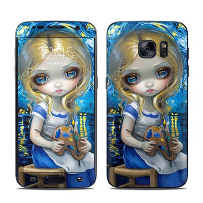 Samsung Galaxy S7 Skin - Alice in a Van Gogh