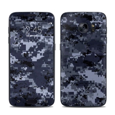 Samsung Galaxy S7 Skin - Digital Navy Camo