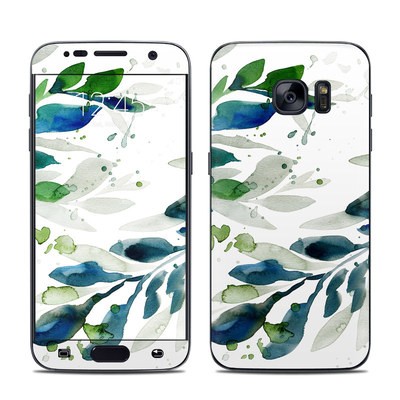 Samsung Galaxy S7 Skin - Floating Leaves