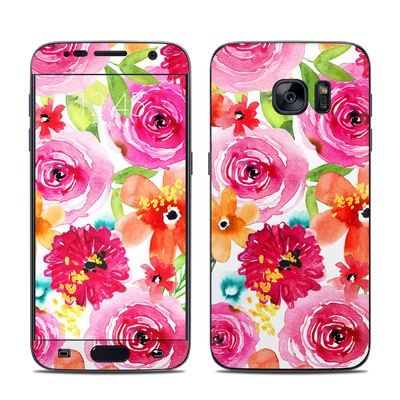 Samsung Galaxy S7 Skin - Floral Pop