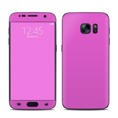 Samsung Galaxy S7 Skin - Solid State Vibrant Pink