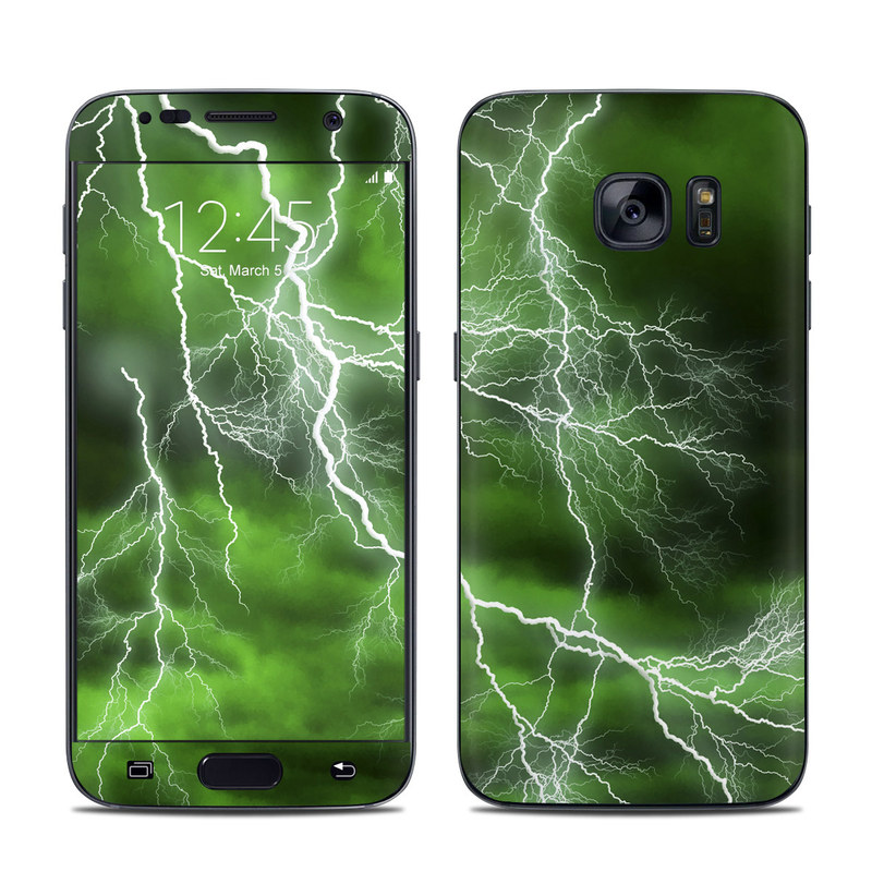 Samsung Galaxy S7 Skin - Apocalypse Green (Image 1)