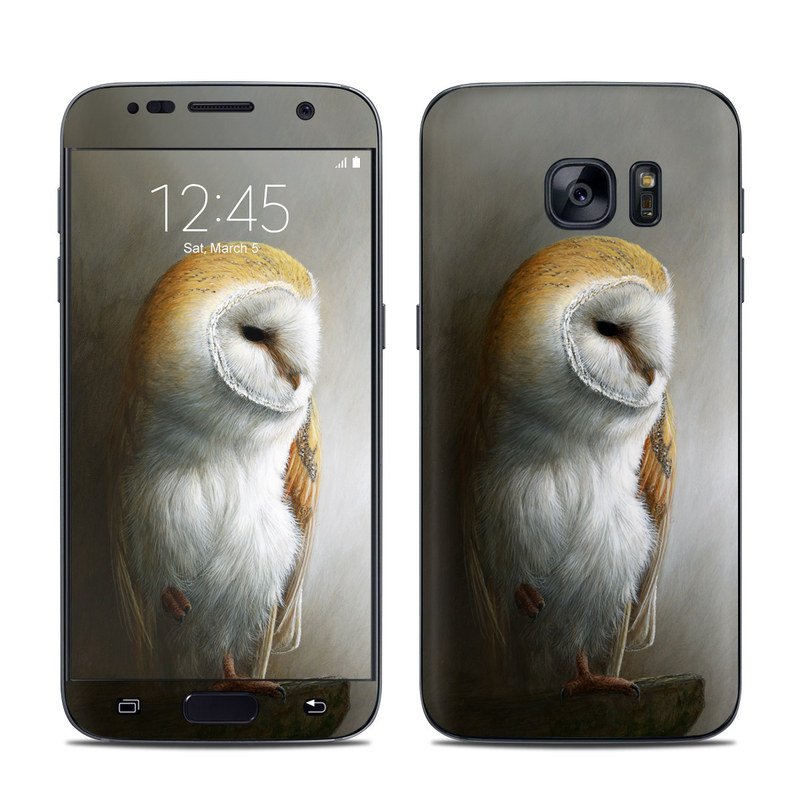 Samsung Galaxy S7 Skin - Barn Owl (Image 1)