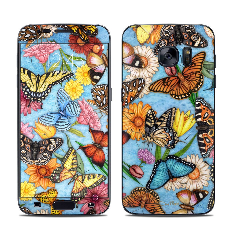 Samsung Galaxy S7 Skin - Butterfly Land (Image 1)
