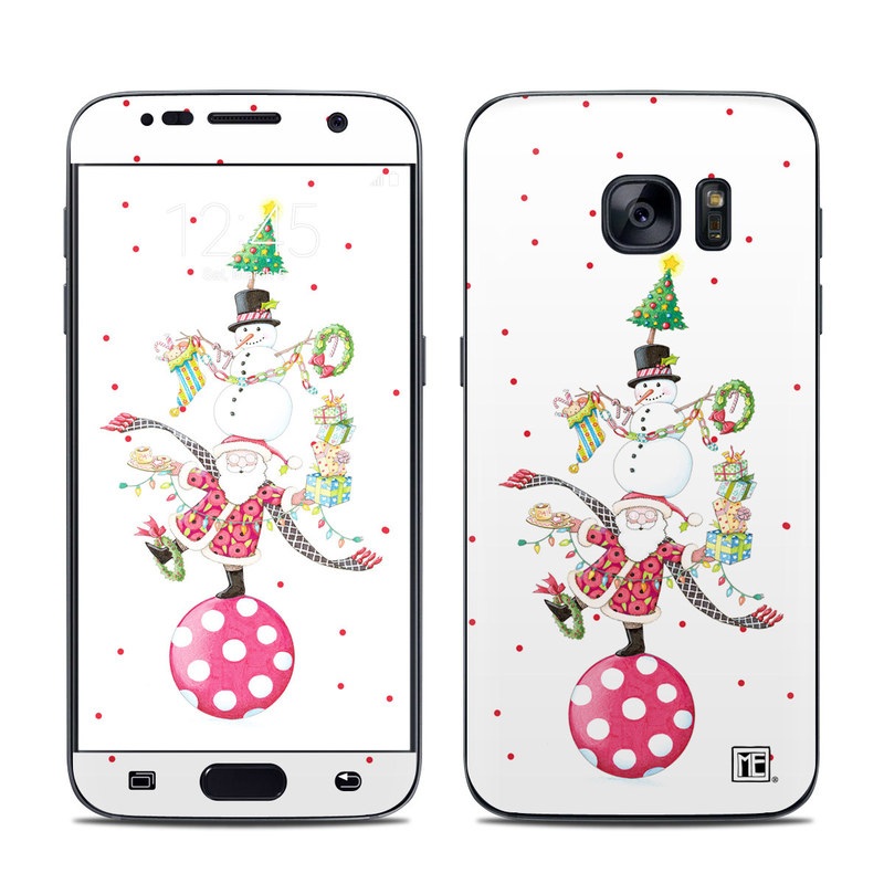 Samsung Galaxy S7 Skin - Christmas Circus (Image 1)