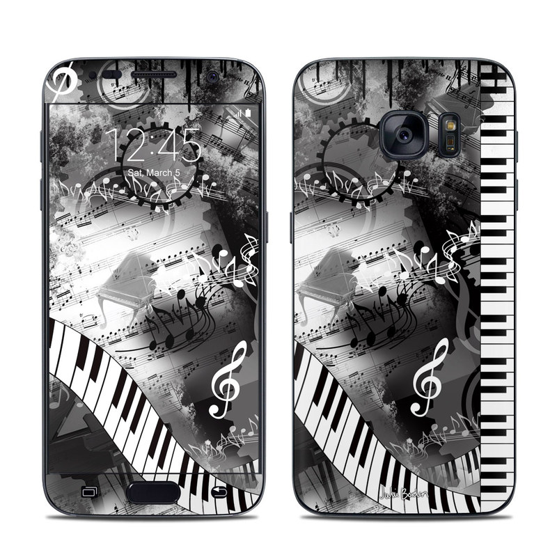 Samsung Galaxy S7 Skin - Piano Pizazz (Image 1)