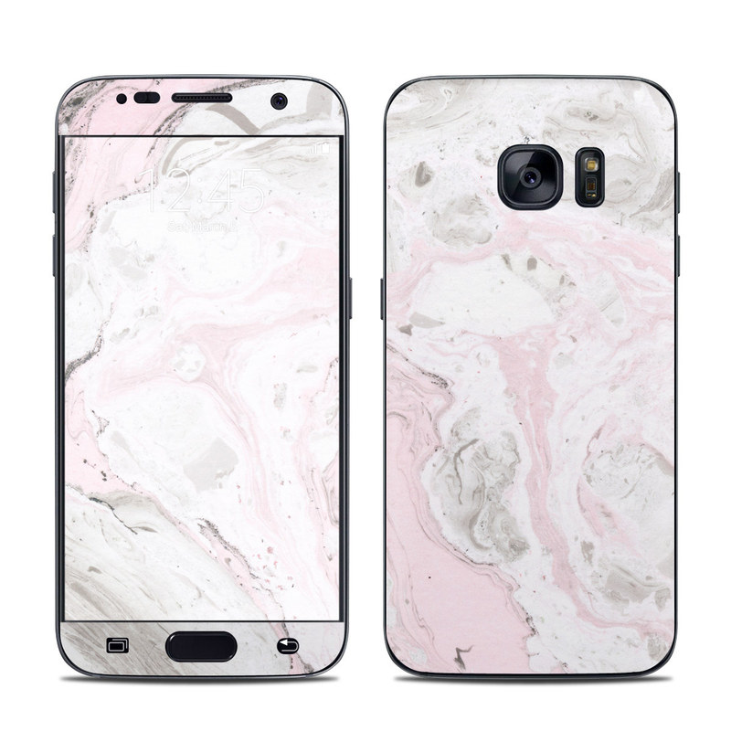 Samsung Galaxy S7 Skin - Rosa Marble (Image 1)