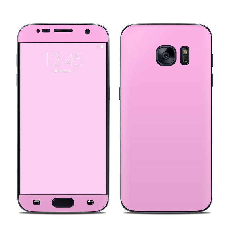 Samsung Galaxy S7 Skin - Solid State Pink (Image 1)