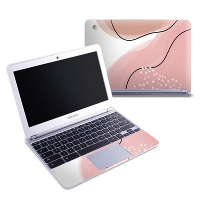 Samsung 11-6 Chromebook Skin - Abstract Pink and Brown