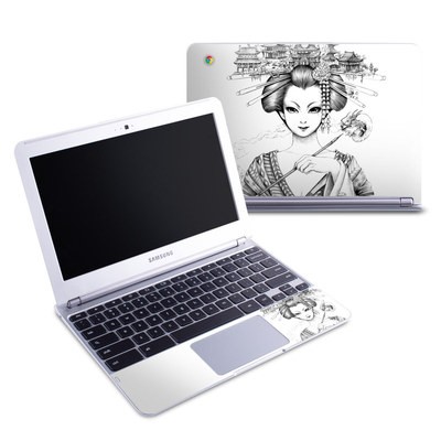 Samsung 11-6 Chromebook Skin - Geisha Sketch