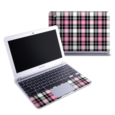 Samsung 11-6 Chromebook Skin - Pink Plaid