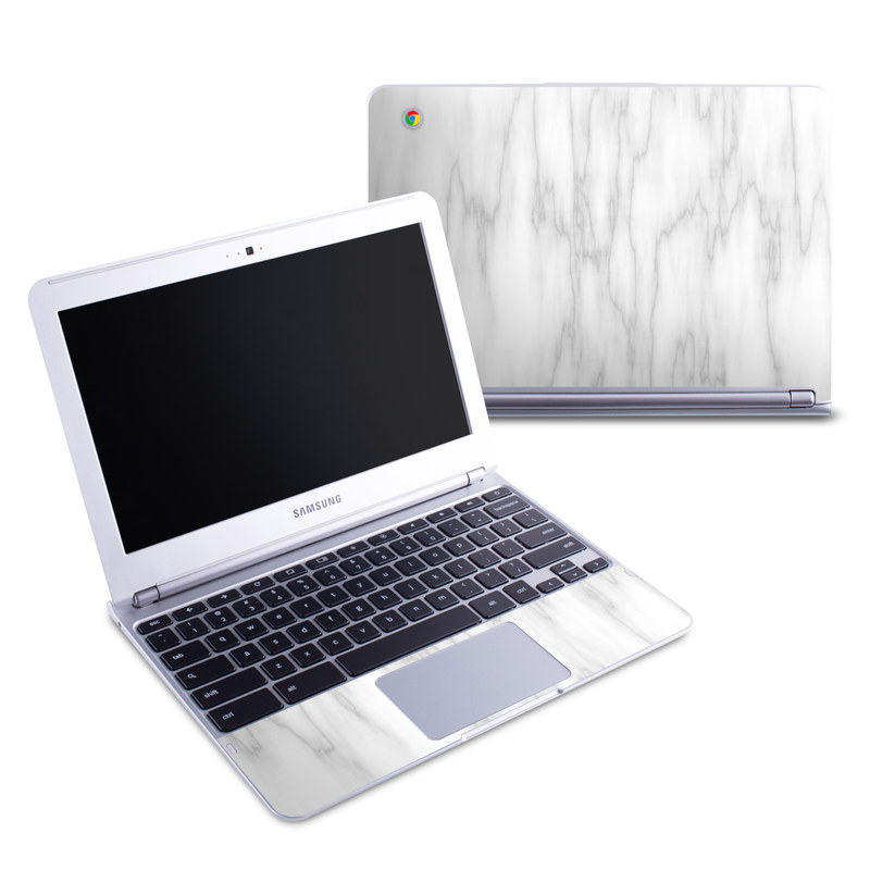 Samsung 11-6 Chromebook Skin - Bianco Marble (Image 1)