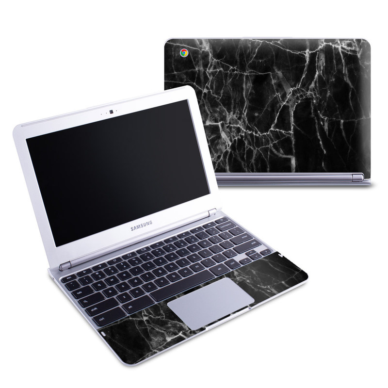Samsung 11-6 Chromebook Skin - Black Marble (Image 1)