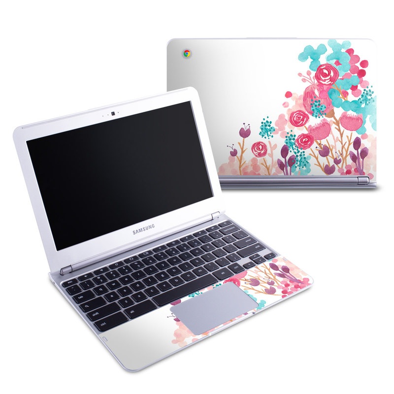 Samsung 11-6 Chromebook Skin - Blush Blossoms (Image 1)