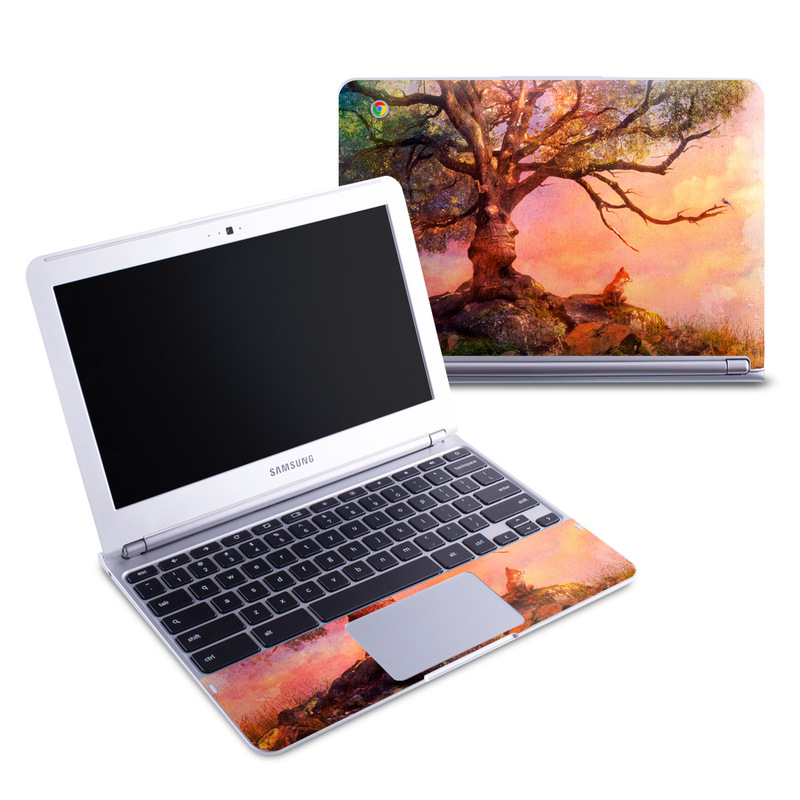 Samsung 11-6 Chromebook Skin - Fox Sunset (Image 1)