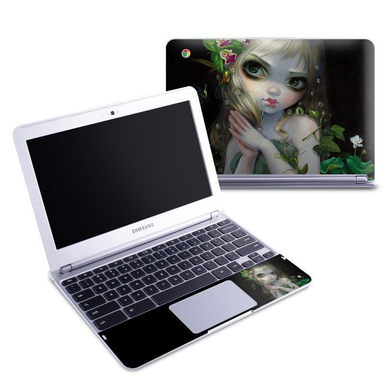 Samsung 11-6 Chromebook Skin - Green Goddess (Image 1)