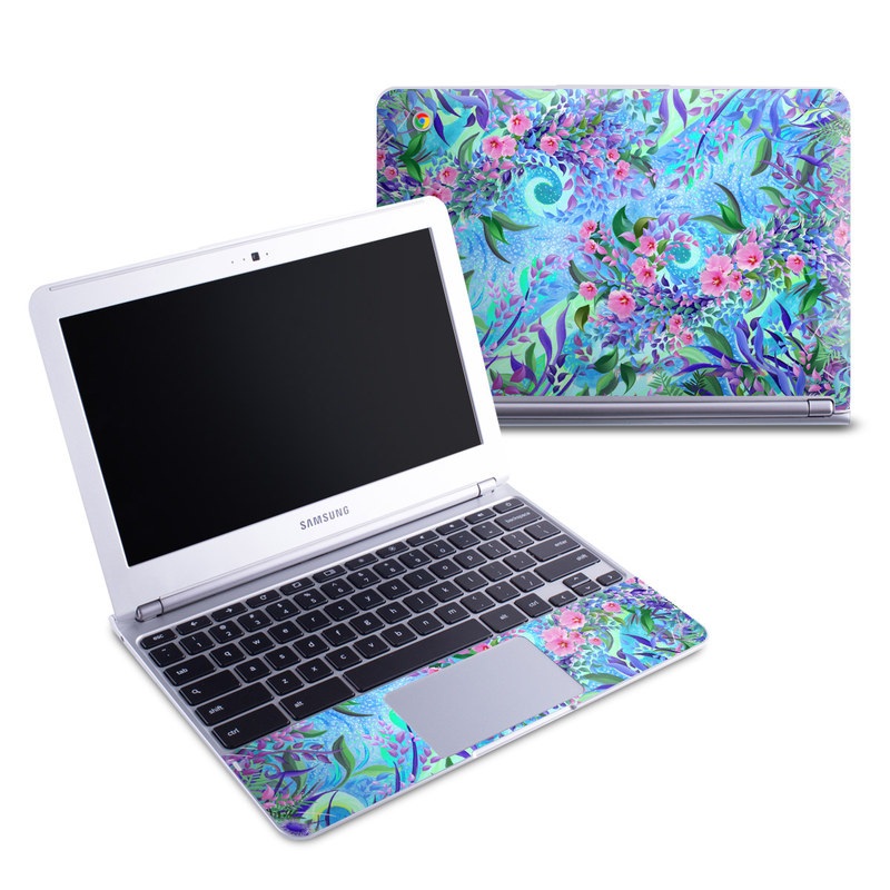 Samsung 11-6 Chromebook Skin - Lavender Flowers (Image 1)