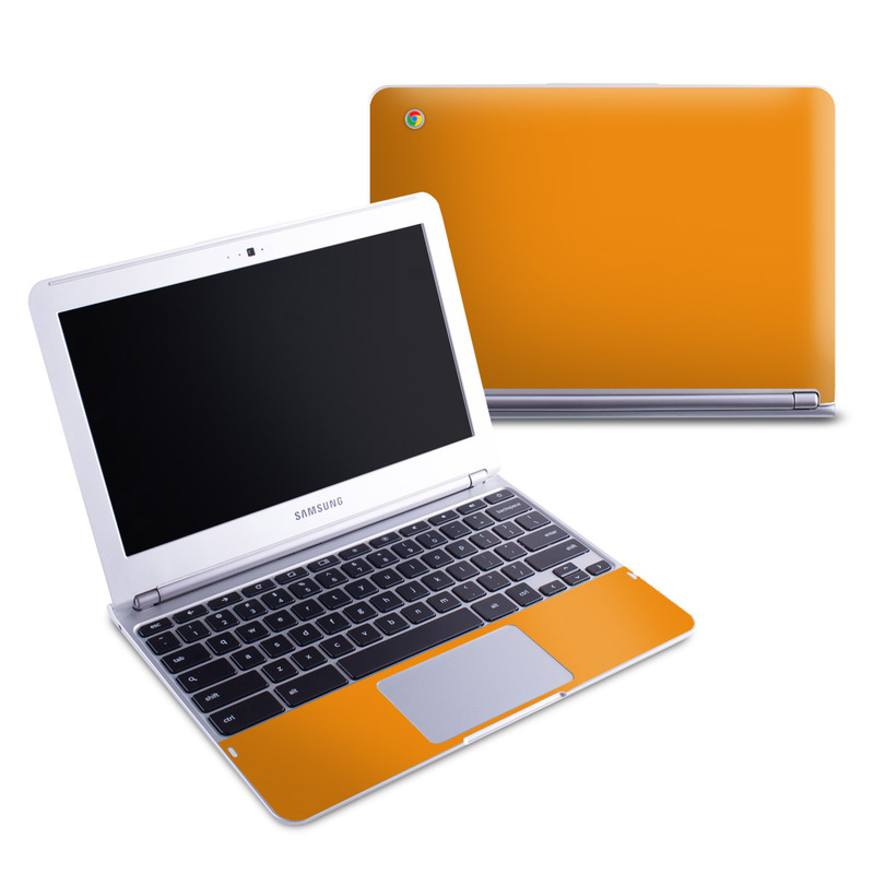 Samsung 11-6 Chromebook Skin - Solid State Orange (Image 1)