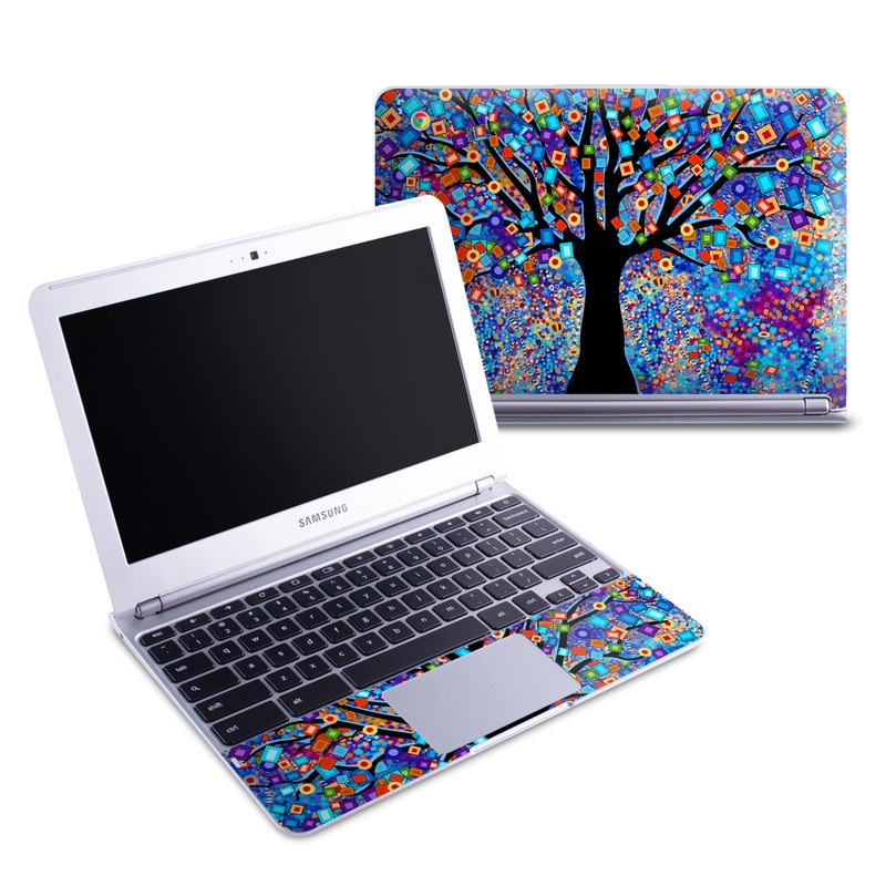 Samsung 11-6 Chromebook Skin - Tree Carnival (Image 1)