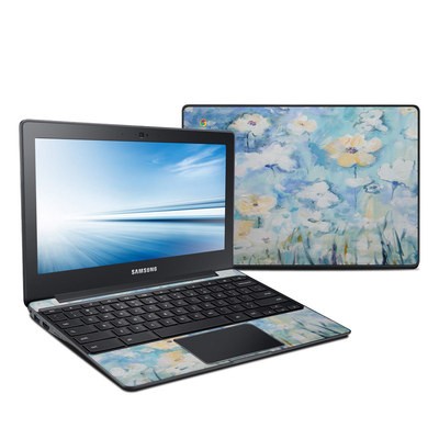 Samsung Chromebook 2 Skin - White & Blue