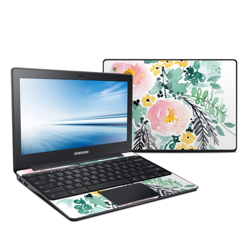 Samsung Chromebook 2 Skin - Blushed Flowers (Image 1)