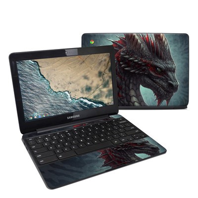 Samsung Chromebook 3 Skin - Black Dragon