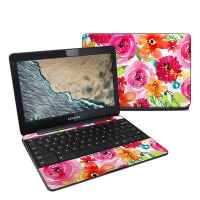 Samsung Chromebook 3 Skin - Floral Pop