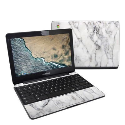 Samsung Chromebook 3 Skin - White Marble