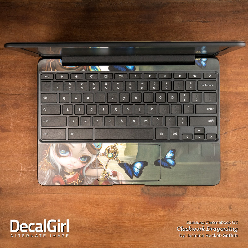 Samsung Chromebook 3 Skin - She Who Laughs (Image 4)
