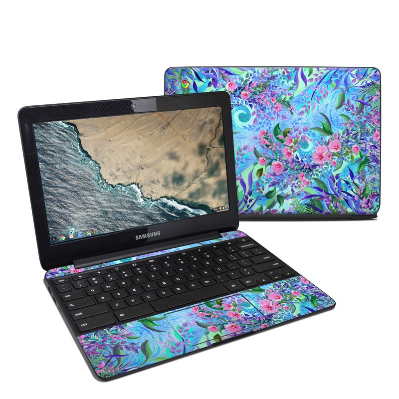 Samsung Chromebook 3 Skin - Lavender Flowers (Image 1)