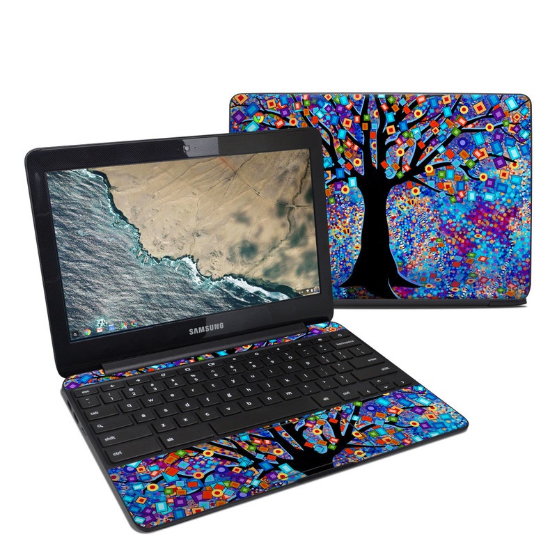 Samsung Chromebook 3 Skin - Tree Carnival (Image 1)
