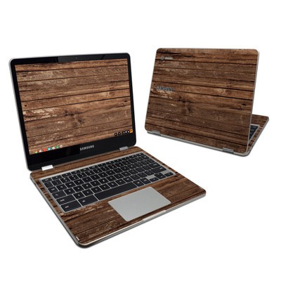 Samsung Chromebook Plus 2017 Skin - Stripped Wood