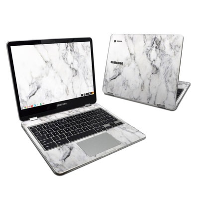 Samsung Chromebook Plus 2017 Skin - White Marble