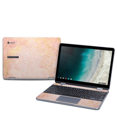 Samsung Chromebook Plus (2019) Skin - Rose Gold Marble