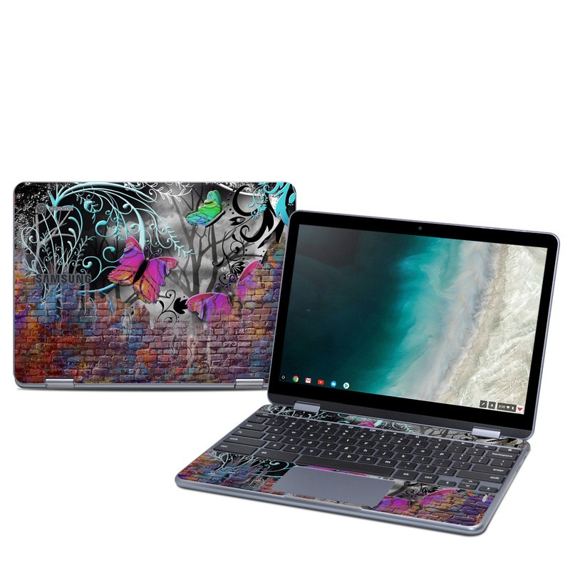 Samsung Chromebook Plus (2019) Skin - Butterfly Wall (Image 1)