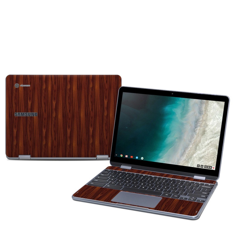 Samsung Chromebook Plus (2019) Skin - Dark Rosewood (Image 1)