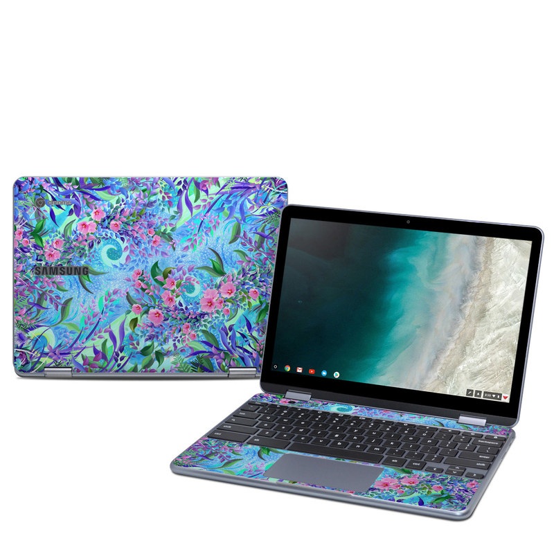 Samsung Chromebook Plus (2019) Skin - Lavender Flowers (Image 1)