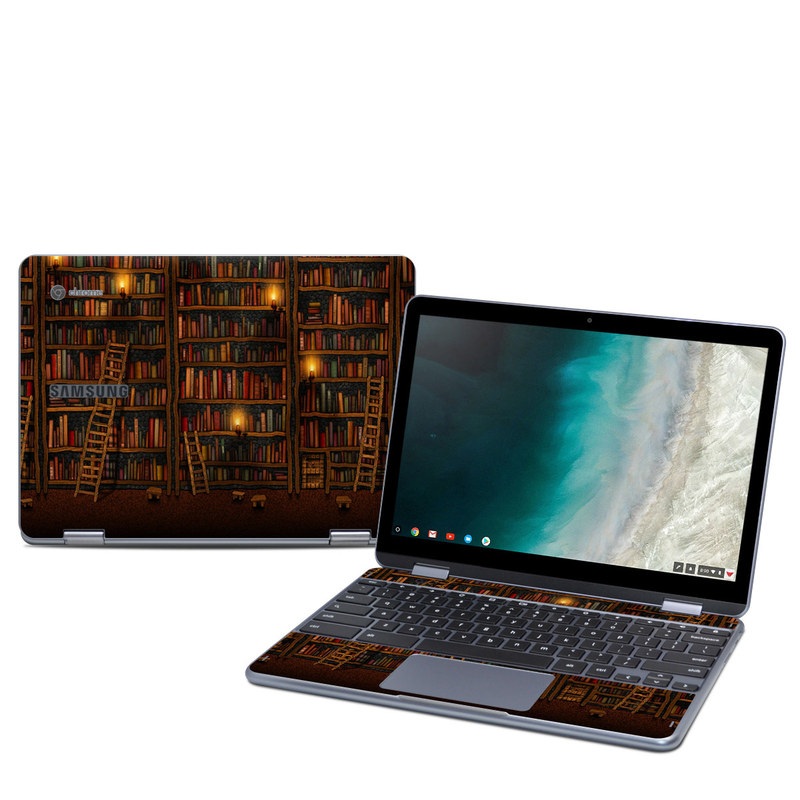 Samsung Chromebook Plus (2019) Skin - Library (Image 1)