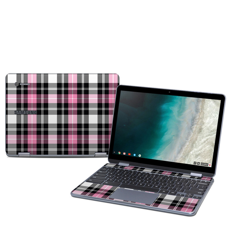 Samsung Chromebook Plus (2019) Skin - Pink Plaid (Image 1)