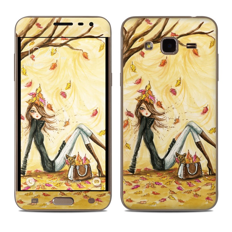 Samsung Galaxy J3 Skin - Autumn Leaves (Image 1)