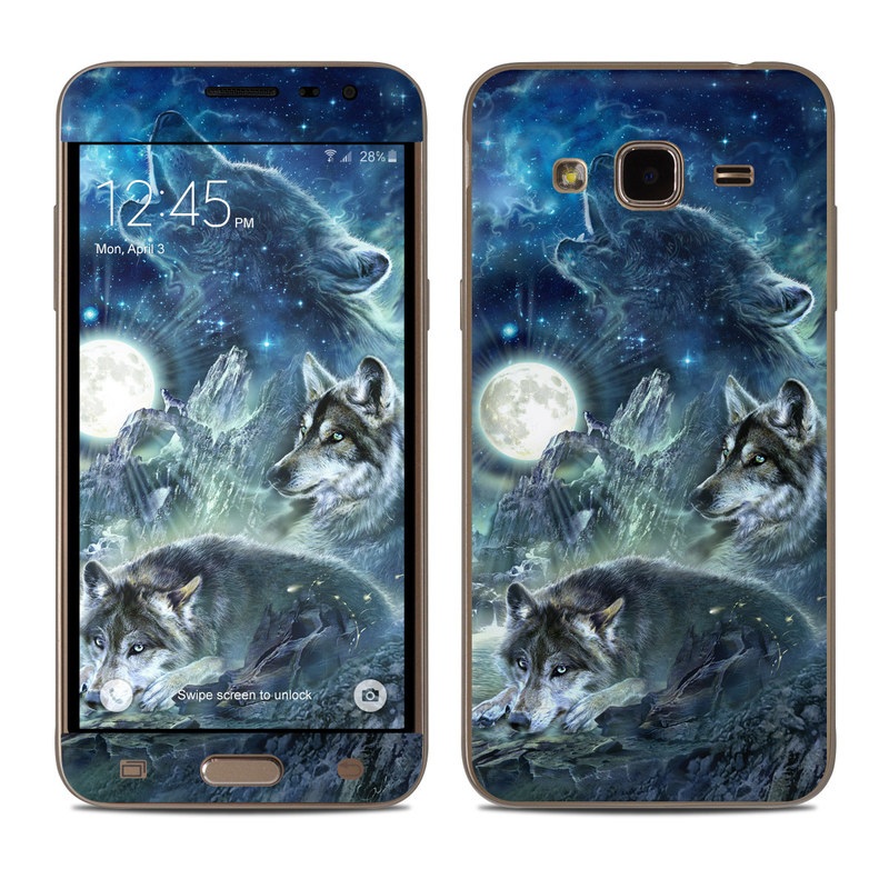 Samsung Galaxy J3 Skin - Bark At The Moon (Image 1)