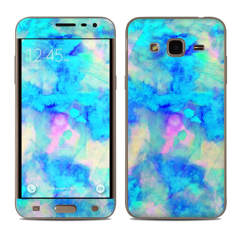 Samsung Galaxy J3 Skin - Electrify Ice Blue (Image 1)