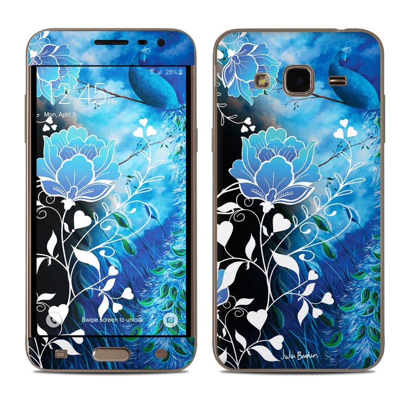 Samsung Galaxy J3 Skin - Peacock Sky (Image 1)