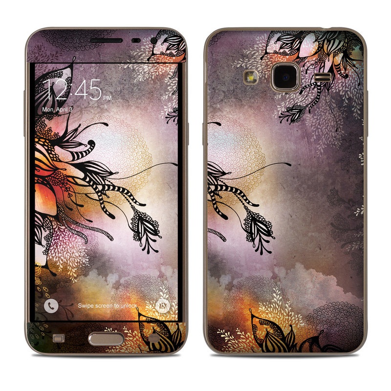 Samsung Galaxy J3 Skin - Purple Rain (Image 1)
