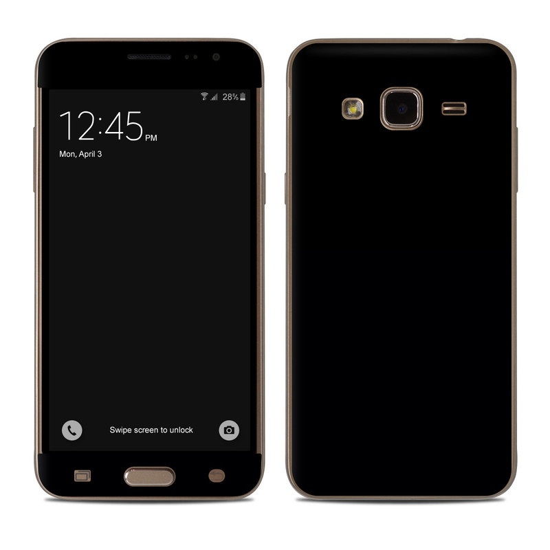 Samsung Galaxy J3 Skin - Solid State Black (Image 1)