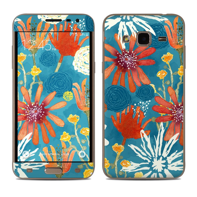 Samsung Galaxy J3 Skin - Sunbaked Blooms (Image 1)