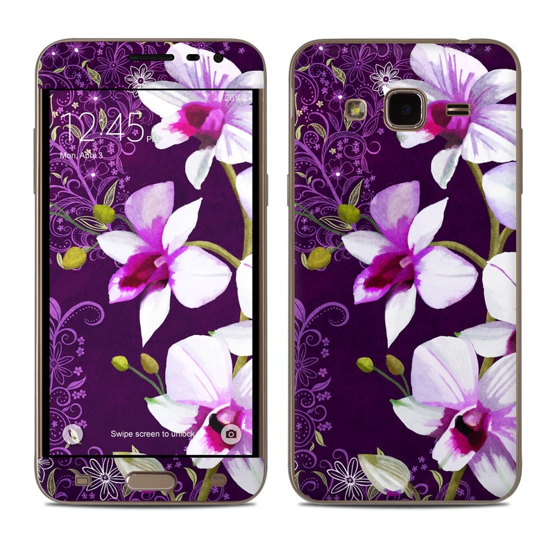 Samsung Galaxy J3 Skin - Violet Worlds (Image 1)