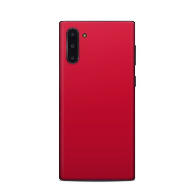 Samsung Galaxy Note 10 Skin - Solid State Red